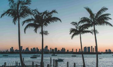 Florida skyline at dusk